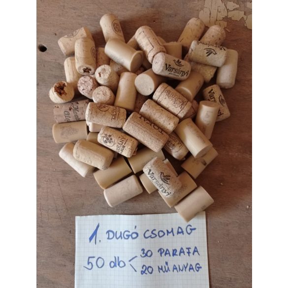 Használt borosdugó csomag