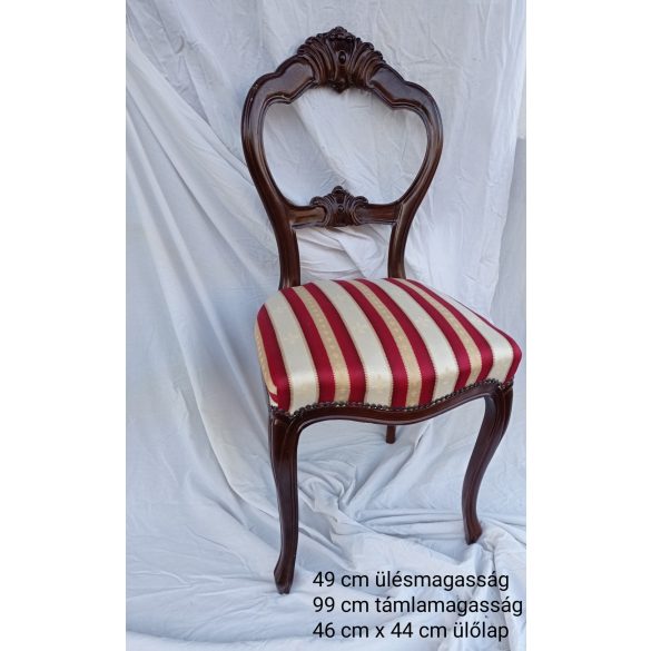 Bidermeier jellegű szék 