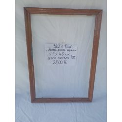 Nagyméretű, fa képkeret