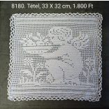 Horgolt csipke terítő 