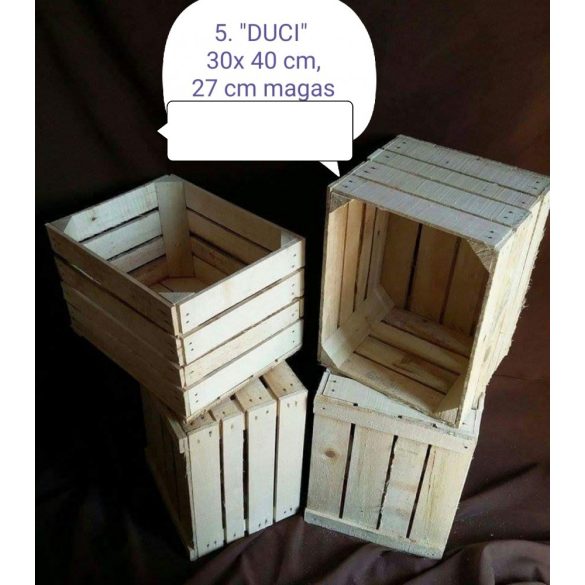 "Duci" fantázia nevű fa láda
