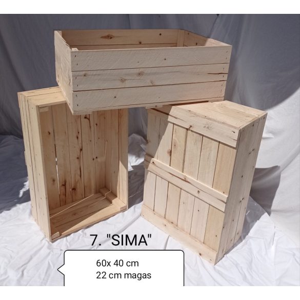 "Sima" fantázia nevű fa láda