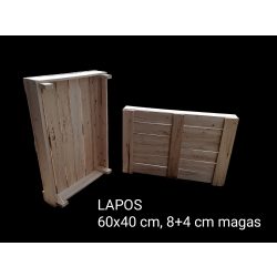 "Lapos" fantázia nevű fa láda