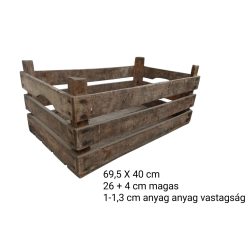 Régi, masszív almás láda 